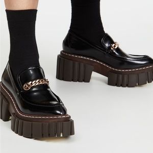 Stella McCartney Emilie Leather Chain Loafer
